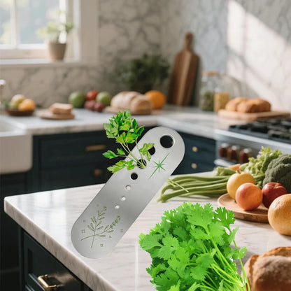 Wooden Vegetable Leaf Separator, Includes Cleaning Brush Pottery Herb Stripper Tool Supplies, Fun Kitchen Gadgets, Exquisite Herb Stripper Bowl Gifts for The Kitchen