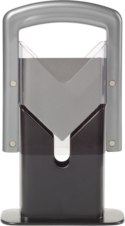 Bagel Biter Bagel Slicer and Cutter with Safety Shields - Guillotine Style Bagel Cutter Slicer for Large and Small Bagels, English Muffins, Buns, and Rolls - Compact, Dishwasher Safe
