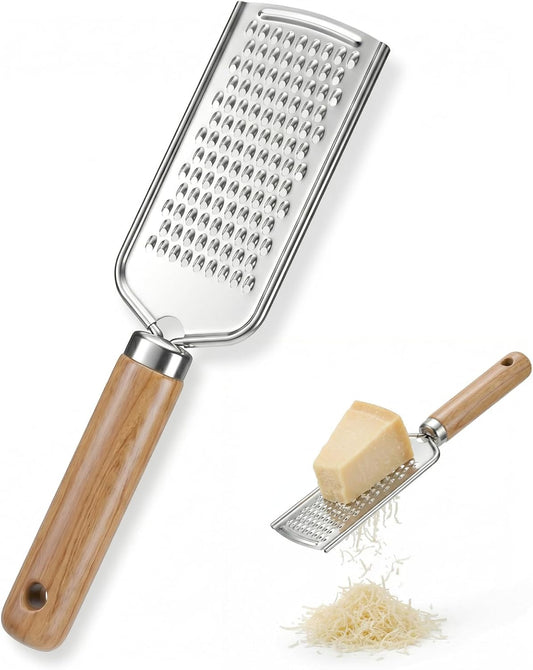 Stainless Steel Cheese Grater, Cheese Grater Handheld Zester Graters | Kitchen Grater Zester Grater for Parmesan Lemon Ginger Nutmeg Potato Chocolate and Garlic