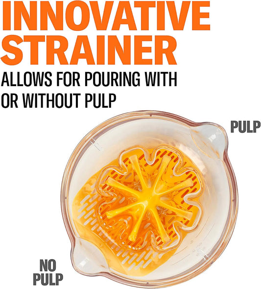 Touch Citrus Juicer, Lemon & Lime Squeezer with Adjustable Pulp Control