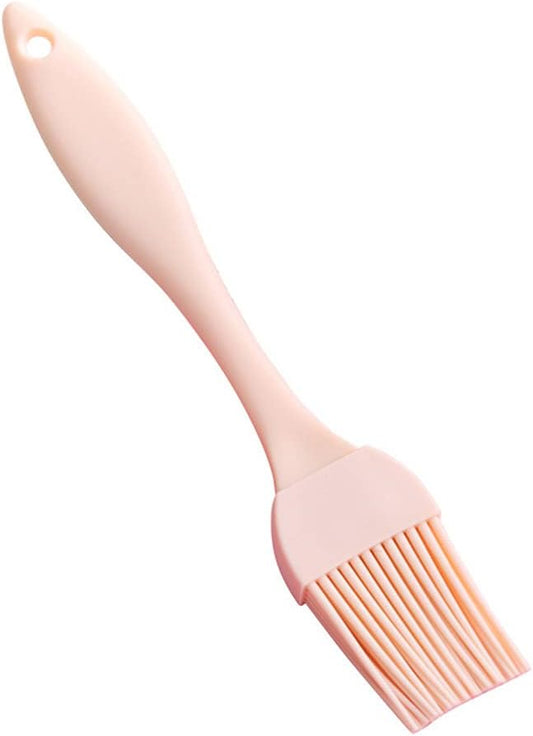 Barbecue Brush, Silicone Brush Oil Butter Basting Brush for BBQ Cooking Baking Silicone Basting Brush - Pink