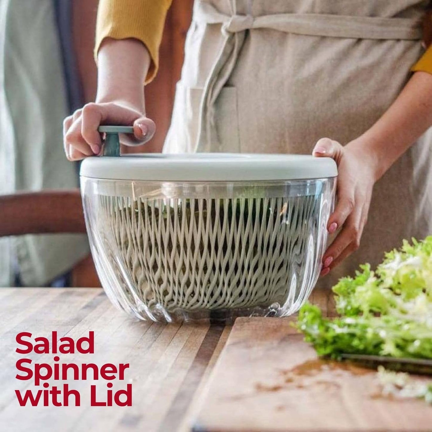 Salad Spinner, Acid Yellow, One Size