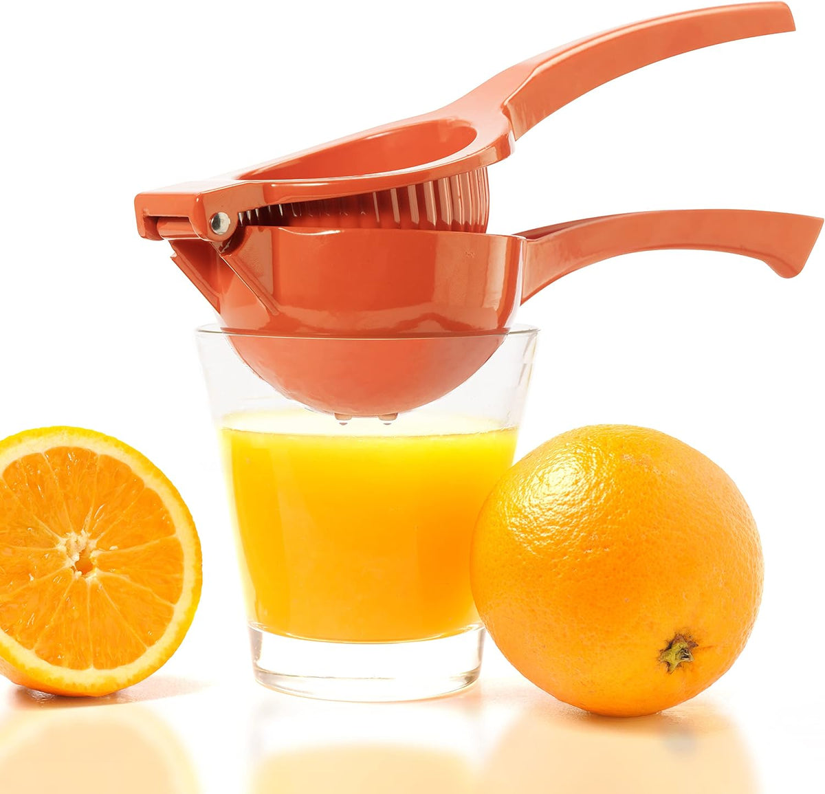 Combo Citrus Press- Aluminum Manual Citrus Juicer w/Non-Stick Coating, Ideal Hand Juicer, this Citrus Squeezer is a Great Addition to Your Kitchen Accessories, Yellow