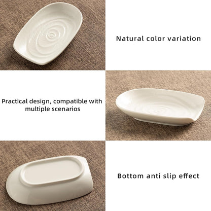 Ceramic Spoon Rest, 5" Utensil Holder for Stove Top & Counter | Compact design fits spoons, spatulas, ladles, tongs, and coffee stirrers while saving counter and drawer space