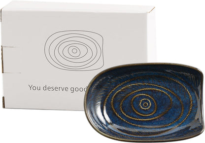 Ceramic Spoon Rest, 5" Utensil Holder for Stove Top & Counter | Compact design fits spoons, spatulas, ladles, tongs, and coffee stirrers while saving counter and drawer space
