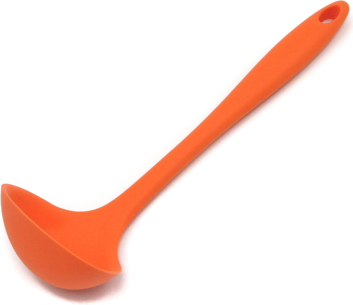 Premium Silicone Cooking Ladle, 11.25 inch, Red