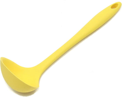 Premium Silicone Cooking Ladle, 11.25 inch, Red