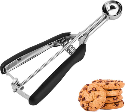 Mini Cookie Scoop, Extra Small 1/3 Tbsp Scoop,1 Tsp Cookie Dough Scoop, Melon Baller Scoops, Mini Ice Cream Scoop, Comfortable Grip, Non-Slip, For Making Cookie Melon Ball Ice Cream