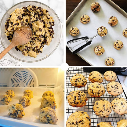 Mini Cookie Scoop, Extra Small 1/3 Tbsp Scoop,1 Tsp Cookie Dough Scoop, Melon Baller Scoops, Mini Ice Cream Scoop, Comfortable Grip, Non-Slip, For Making Cookie Melon Ball Ice Cream
