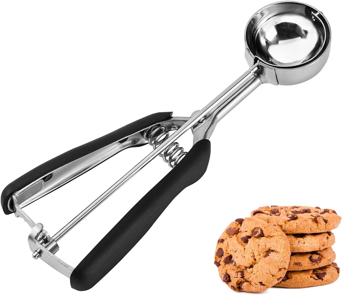 Mini Cookie Scoop, Extra Small 1/3 Tbsp Scoop,1 Tsp Cookie Dough Scoop, Melon Baller Scoops, Mini Ice Cream Scoop, Comfortable Grip, Non-Slip, For Making Cookie Melon Ball Ice Cream