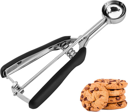 Mini Cookie Scoop, Extra Small 1/3 Tbsp Scoop,1 Tsp Cookie Dough Scoop, Melon Baller Scoops, Mini Ice Cream Scoop, Comfortable Grip, Non-Slip, For Making Cookie Melon Ball Ice Cream