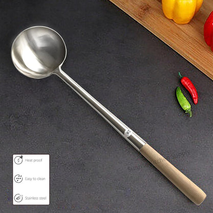 Kitchen Supply Commercial Grade Wok Ladle 18" (#2)