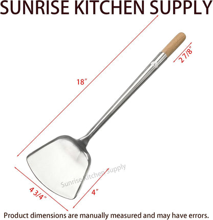 Kitchen Supply Commercial Grade Wok Ladle 18" (#2)