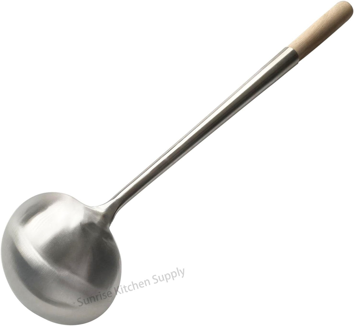 Kitchen Supply Commercial Grade Wok Ladle 18" (#2)