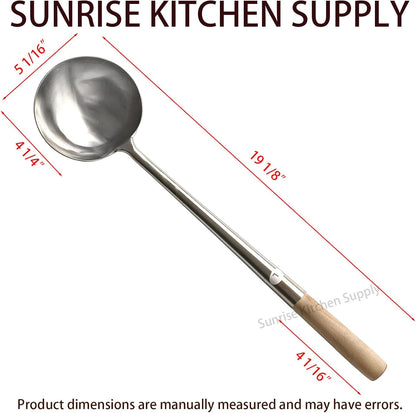 Kitchen Supply Commercial Grade Wok Ladle 18" (#2)