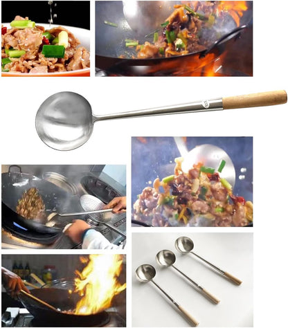 Kitchen Supply Commercial Grade Wok Ladle 18" (#2)