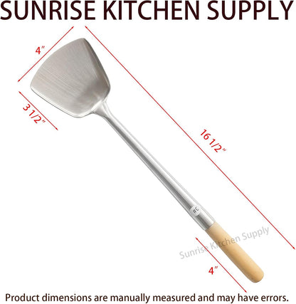 Kitchen Supply Commercial Grade Wok Ladle 18" (#2)