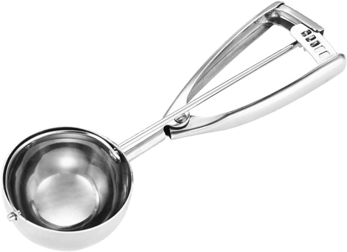 Small Cookie Scoop 1 Tablespoon, Size #60 Cookie Dough Scoop, 1 Tbsp Cookie Scoops for Baking, Selected 18/8 Stainless Steel, for Making Cookies, Melon Ball, Ice Cream