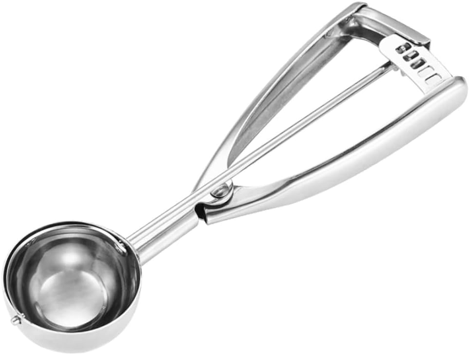Small Cookie Scoop 1 Tablespoon, Size #60 Cookie Dough Scoop, 1 Tbsp Cookie Scoops for Baking, Selected 18/8 Stainless Steel, for Making Cookies, Melon Ball, Ice Cream