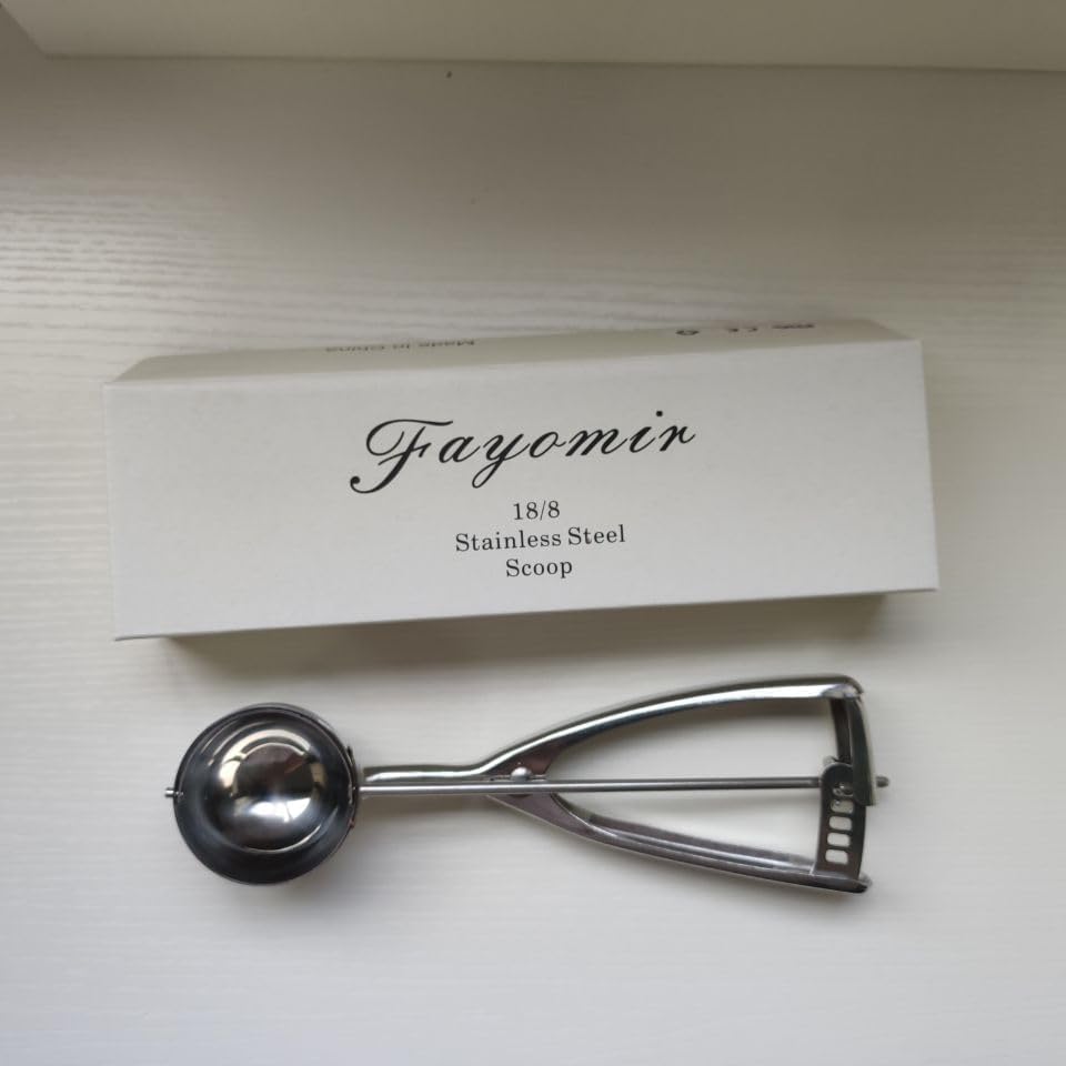 Small Cookie Scoop 1 Tablespoon, Size #60 Cookie Dough Scoop, 1 Tbsp Cookie Scoops for Baking, Selected 18/8 Stainless Steel, for Making Cookies, Melon Ball, Ice Cream
