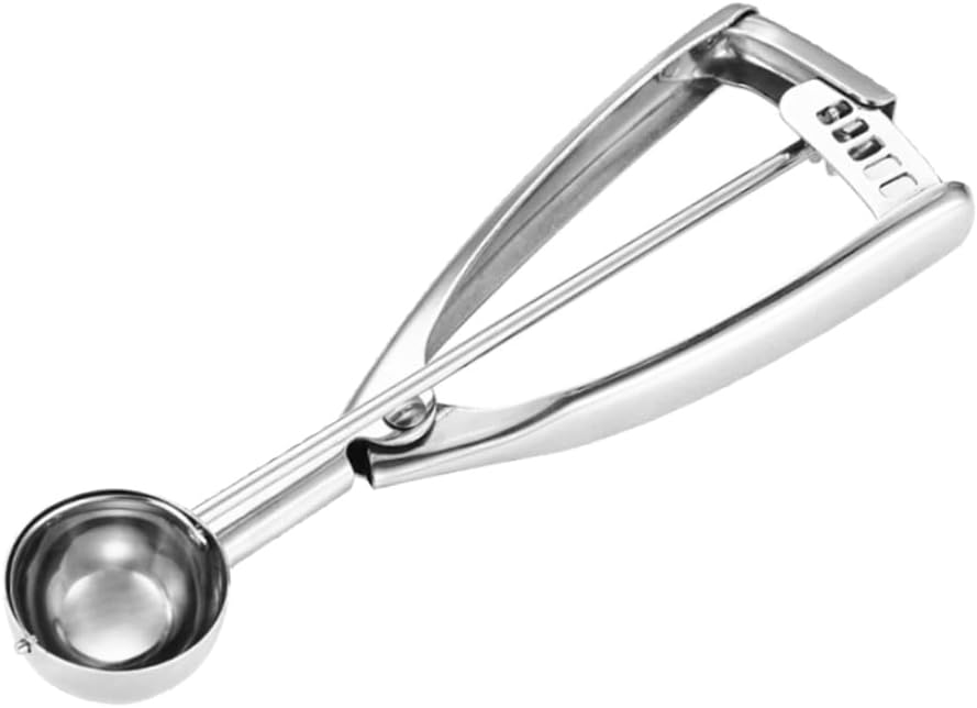 Small Cookie Scoop 1 Tablespoon, Size #60 Cookie Dough Scoop, 1 Tbsp Cookie Scoops for Baking, Selected 18/8 Stainless Steel, for Making Cookies, Melon Ball, Ice Cream