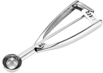 Small Cookie Scoop 1 Tablespoon, Size #60 Cookie Dough Scoop, 1 Tbsp Cookie Scoops for Baking, Selected 18/8 Stainless Steel, for Making Cookies, Melon Ball, Ice Cream