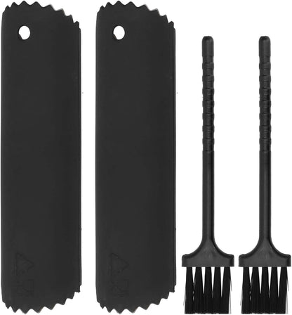 Garlic Peeler Roller Tube Brush Food Grade Silicone OdorFree Kitchen Tool Black