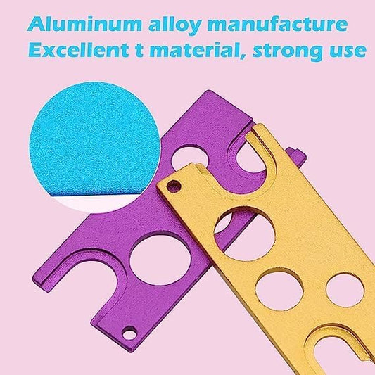Pink Essential Oils Opener Key Tool Set Opener and Remover The Perfect Opener and Remover Accessory for Roller Balls and Caps on Most Bottles Universal Metal Key Tool