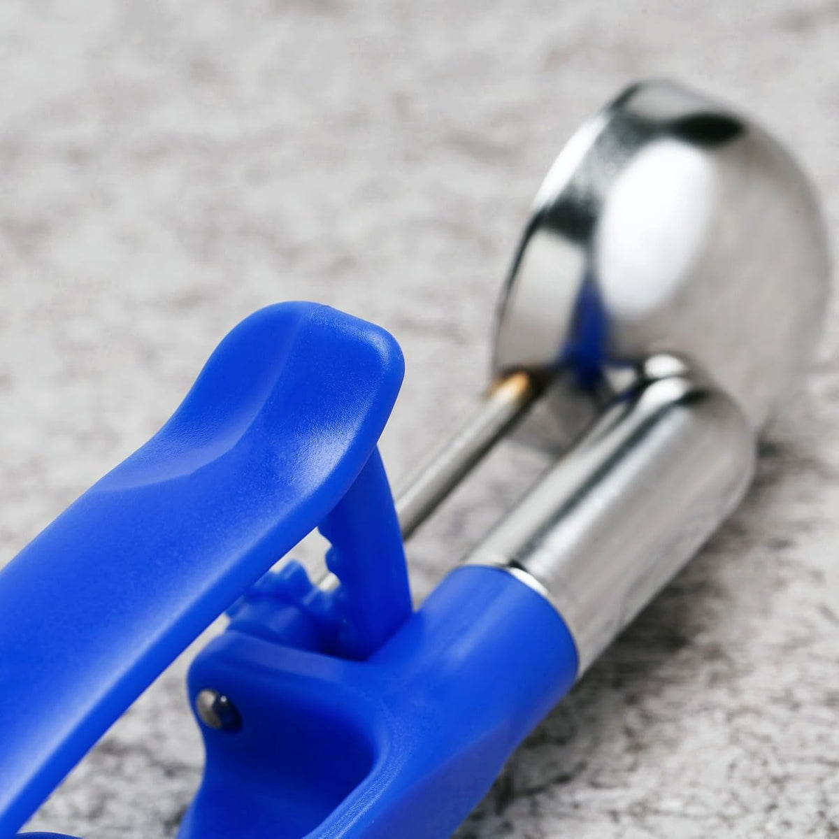 Size 40 ORCHID (0.71 oz.) VODOMAX Heavy Duty Food Disher, Stainless 18-10, #40 Scoop, Cookie Dough Portion Control, Palm-Squeeze, Ice Cream Disher, Gelato Scoop, 3/4 oz. disher, 3/4 ounce scoop