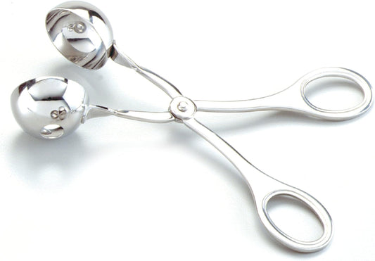 155 Stainless Steel Mini Meat Baller Silver, 1.25in/3cm