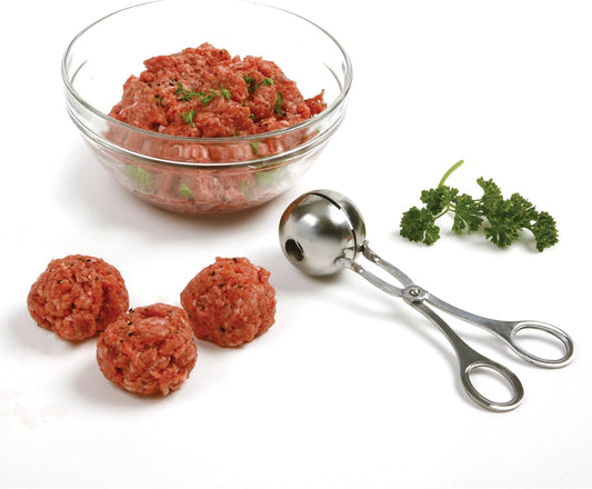 155 Stainless Steel Mini Meat Baller Silver, 1.25in/3cm