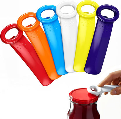 6-Pack Jar Key Lid Opener for Weak Hands & Seniors, Crown Bottle Opener