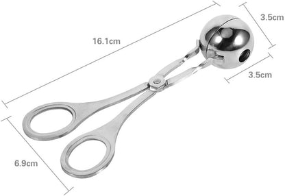 1.38 Inch Stainless Steel Meatball Maker, Effortless Release