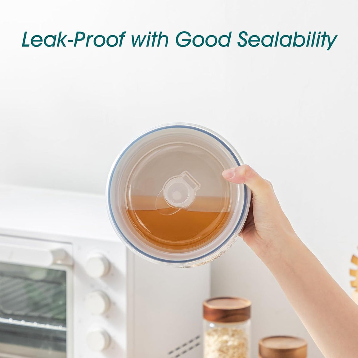Ceramic Nesting Bowls with Lids Set of 4, Serving Bowls for Food Storage, Prep Bowl, Ceramic Bowl for Kitchen, Microwave & Dishwasher Safe, 60+36+20+10 Oz, Series SELENE