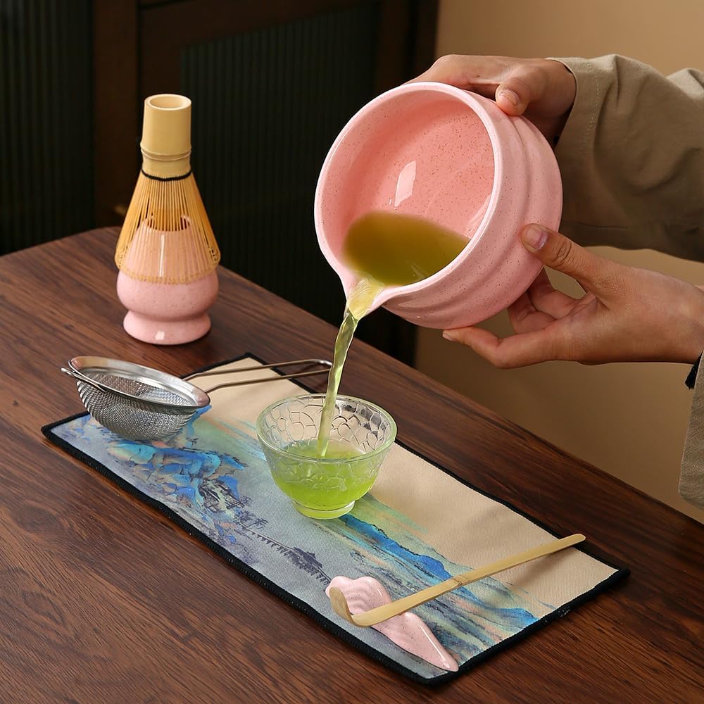 7matcha whisk set, Matcha Whisk Set 1 Matcha Whisk, Pink matcha Set matcha kit