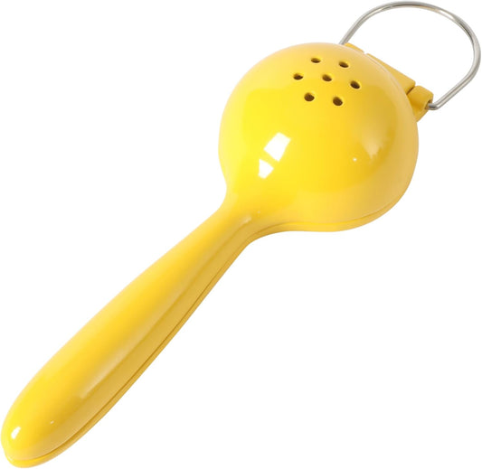Ravello Lemon and Lime Squeezer – Manual Handheld Citrus Juicer Press Extractor, Durable Kitchen Tool for Fresh Juice, Yellow Finish