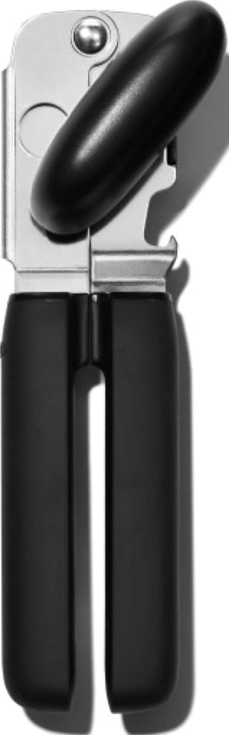 Good Grips Smooth Edge Manual Can Opener, No Sharp Edges, Soft Grip