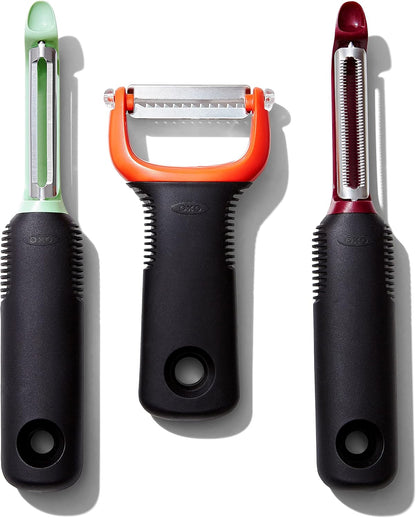 Good Grips 3-Piece Peeler Set - Beet, Fennel, Yam
