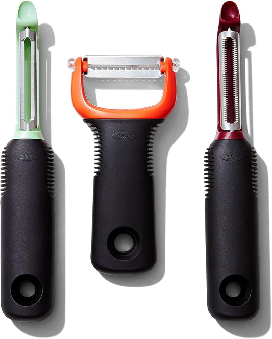 Good Grips 3-Piece Peeler Set - Beet, Fennel, Yam