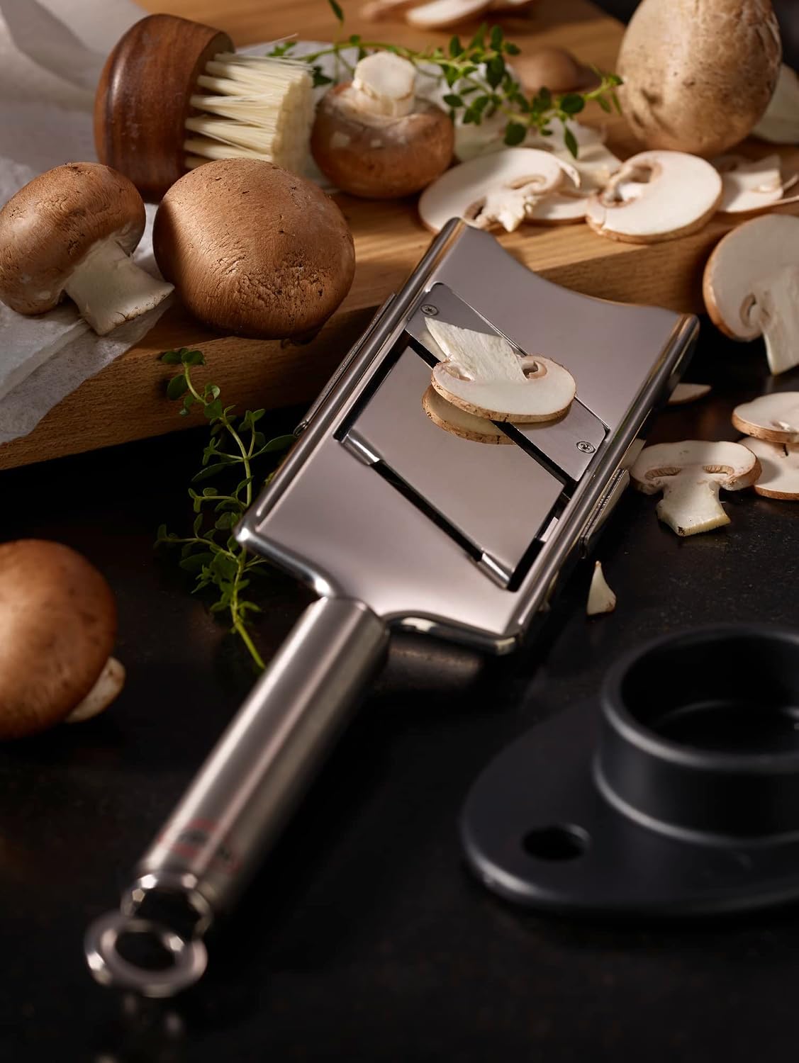 Stainless Steel Gourmet Slicer Hand-Held Mandoline, 11.1-inch