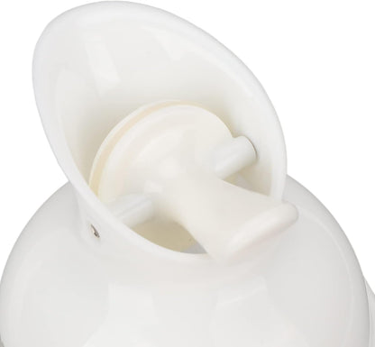 Salad Dressing Shaker, Dressing Mixer Bottle Mixer Dispenser Leakproof Pour Spout with Measurement Marks for Homemade Salad (White)