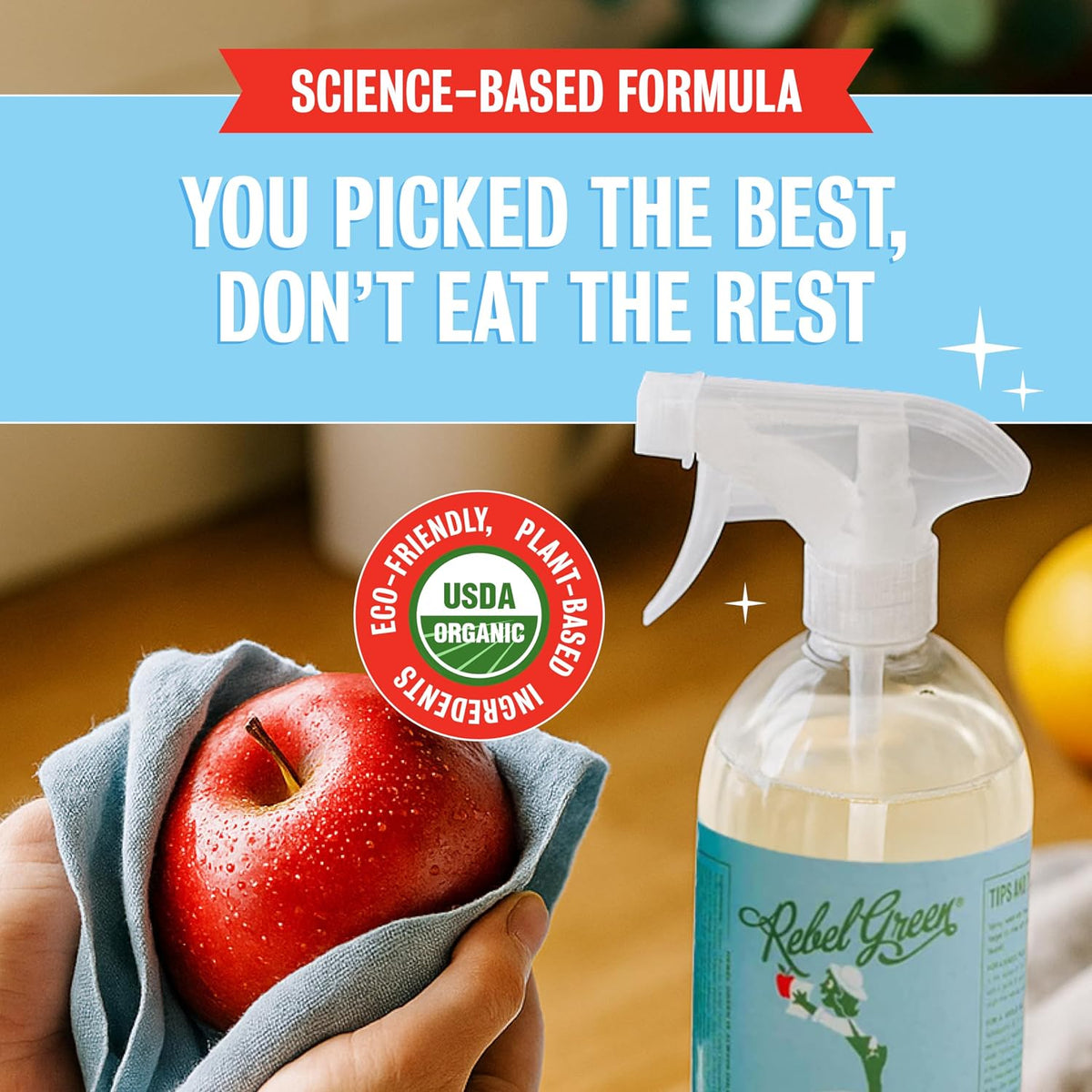 Fruit & Veggie Clean, Plant-Derived Produce Cleaner