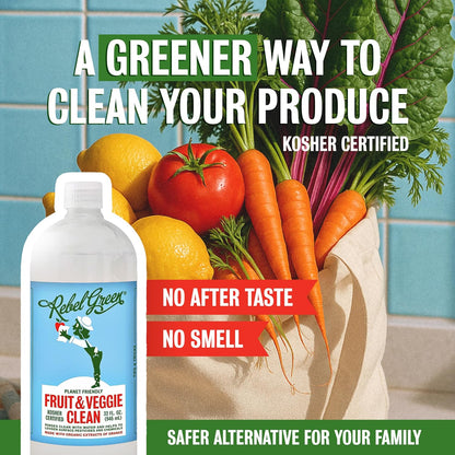 Fruit & Veggie Clean, Plant-Derived Produce Cleaner