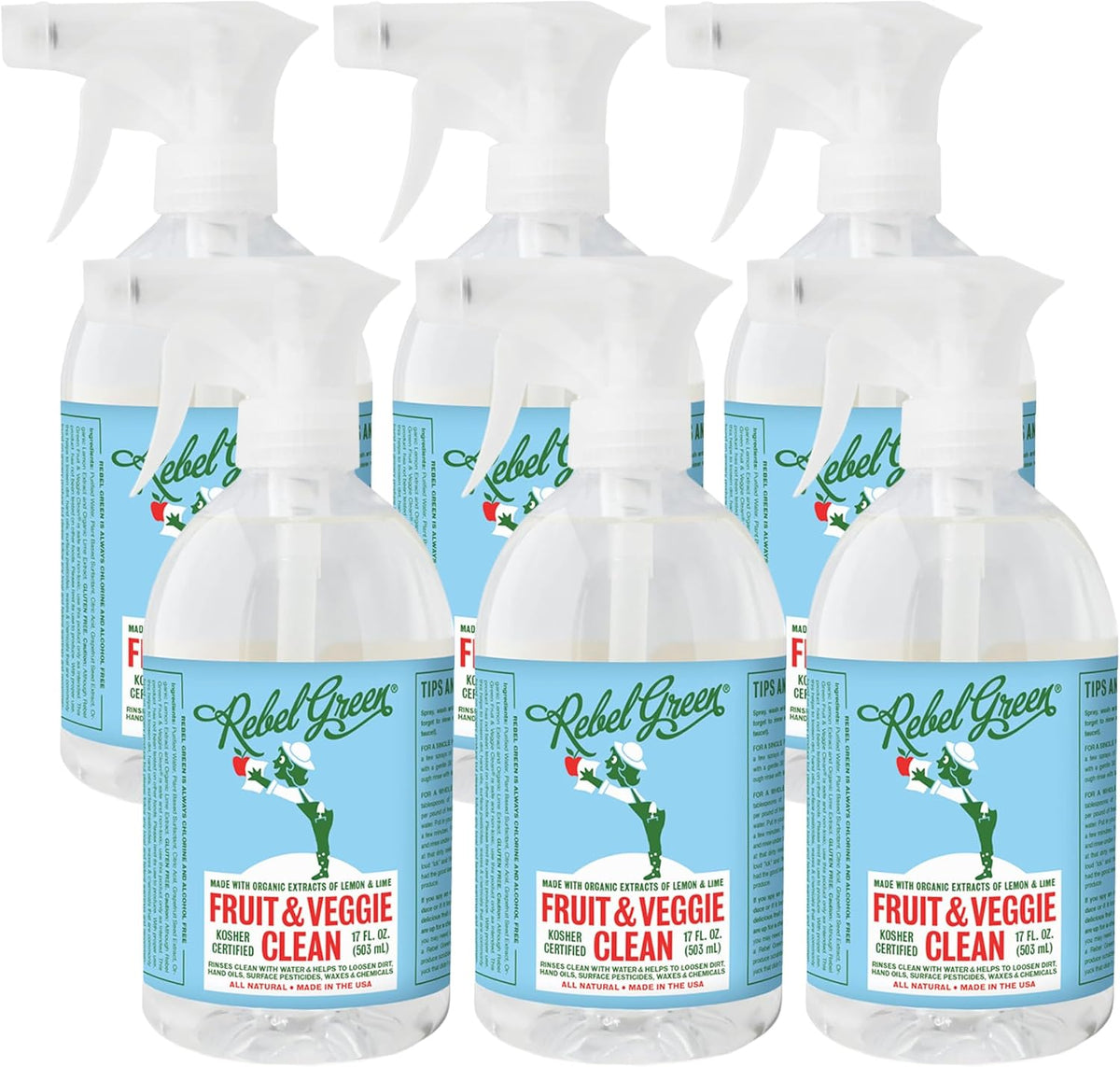 Fruit & Veggie Clean, Plant-Derived Produce Cleaner