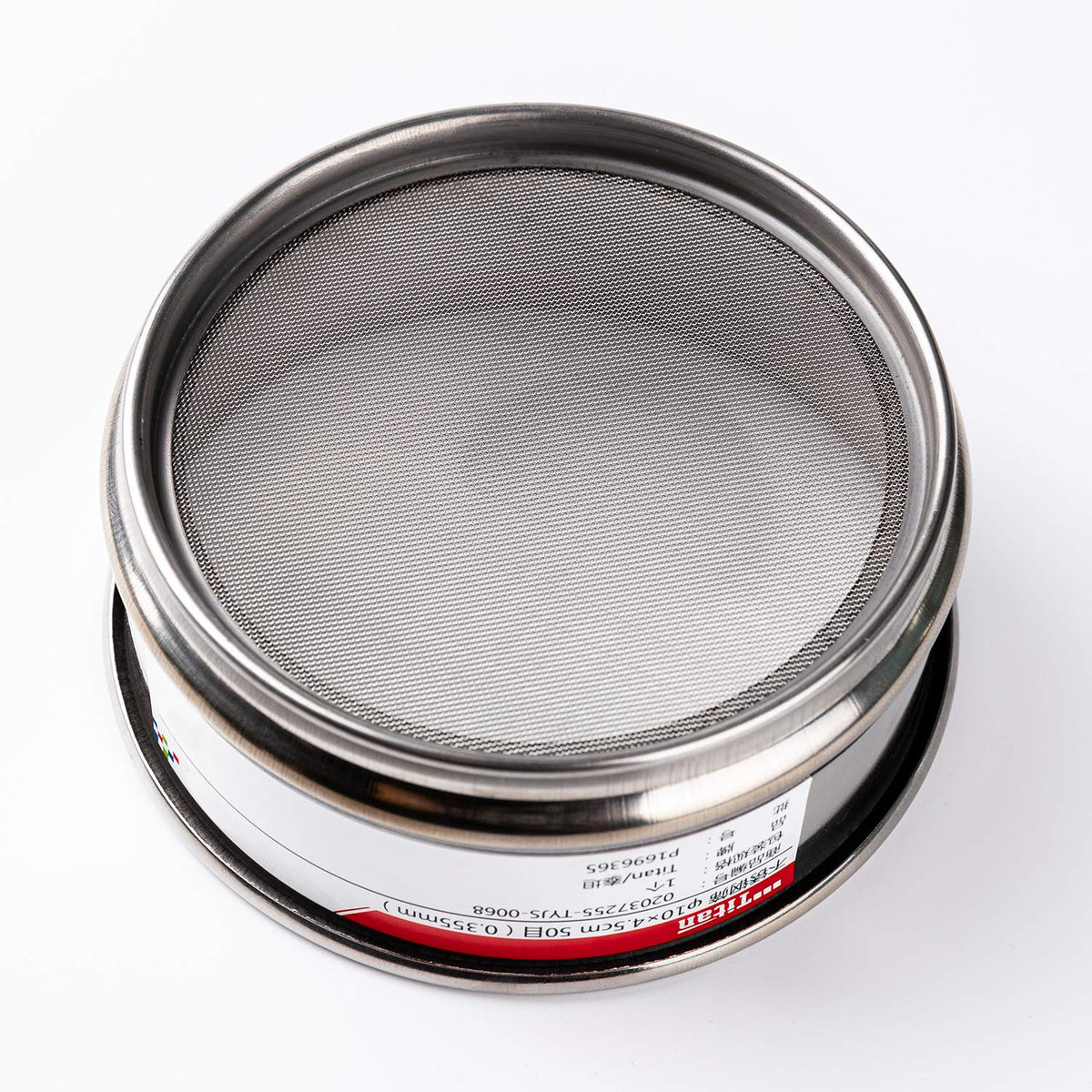 18 Mesh Lab Sieves 4" Diameter 304 Stainless Steel Wire Cloth Test Sieve for Industrial Laboratory Home - Colors A
