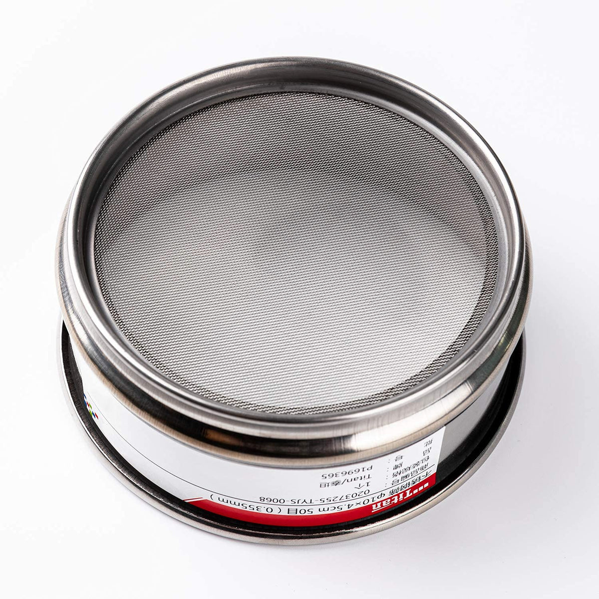 18 Mesh Lab Sieves 4" Diameter 304 Stainless Steel Wire Cloth Test Sieve for Industrial Laboratory Home - Colors A