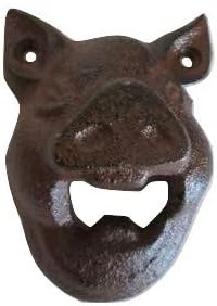 Cast Iron Wall Mounted Pig Bottle Opener
