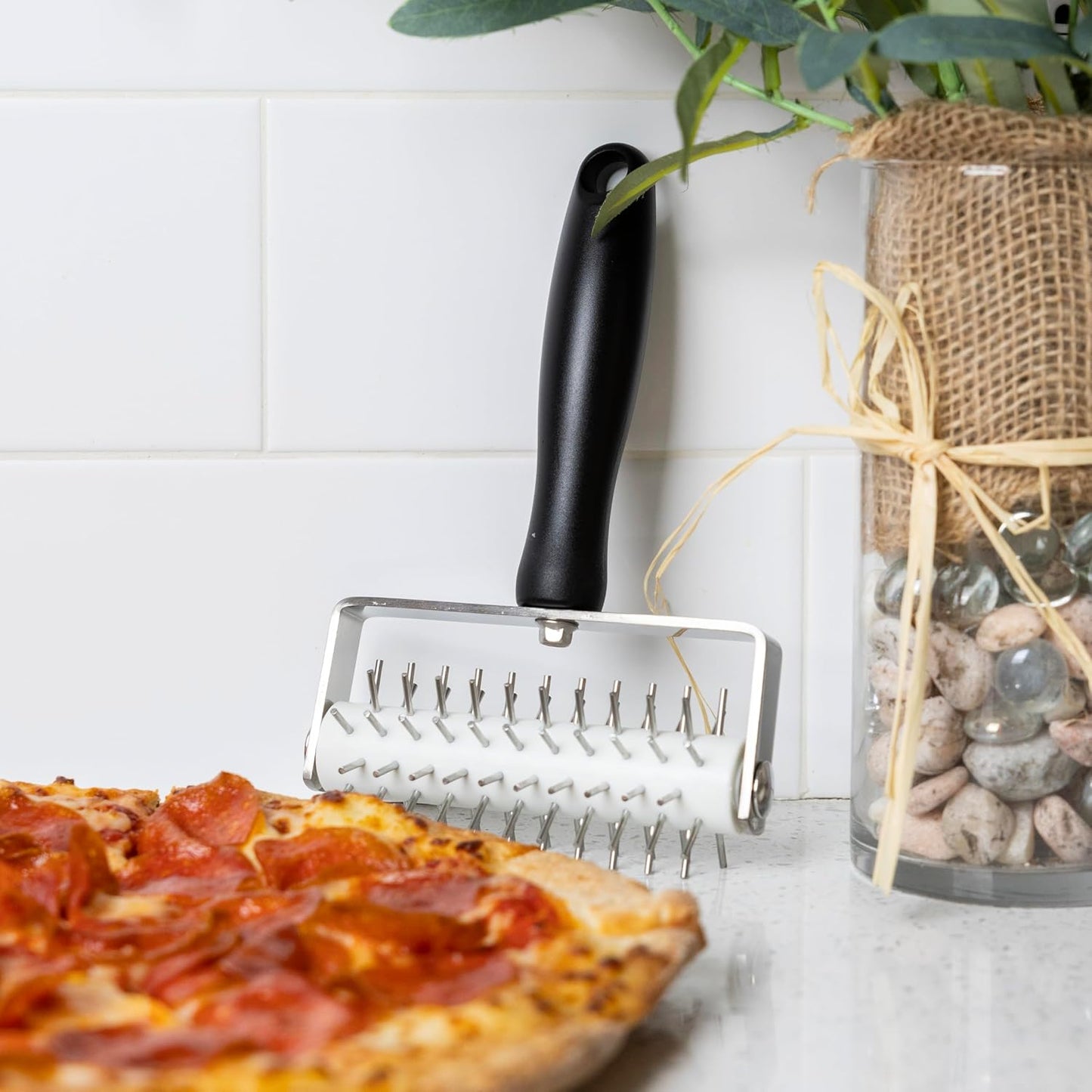 Pizza Dough Docker, 5" x 8" Pizza Accessory That Prevents Bubbles