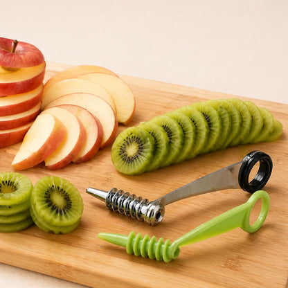 WLLHYF 3 Pcs Spiral Potato Cutters, Stainless Steel Potato Cutters Peelers Portable Vegetable Spiralizer Cutter Manual Spiral Slicer Kitchen Tools for Potatoes Tomato Cucumber Carrot Fruits
