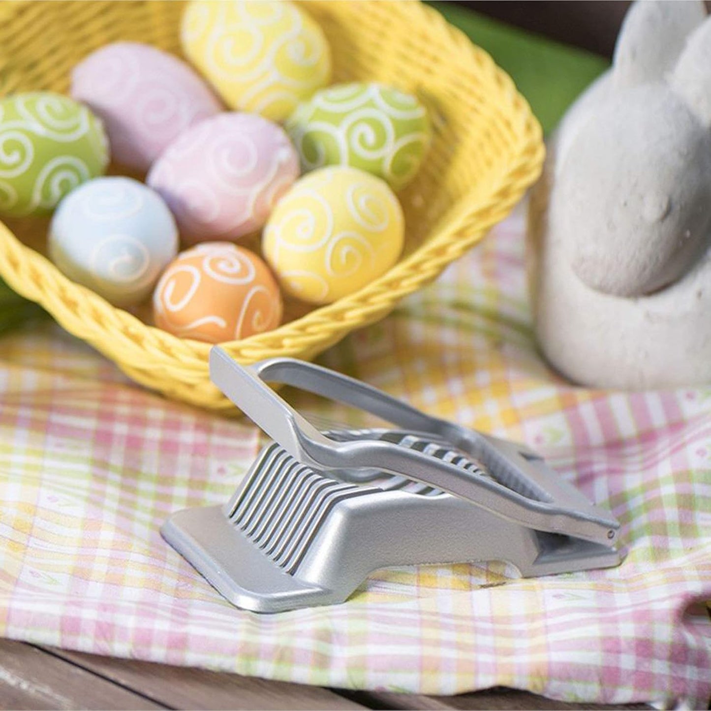 Westmark Germany Multipurpose Stainless Steel Wire Egg Slicer (Grey)